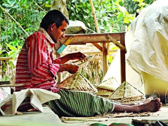 রামরাবণের বাঁশের শিল্প